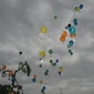 Start vom Luftballonwettbewerb