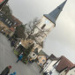 Heiliger Abend auf dem Dorfplatz in Rothausen