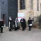 Andacht an der Station 3 vor der Kirche in Höchheim