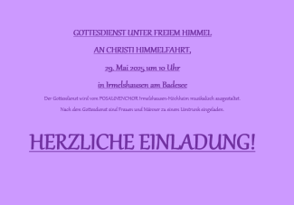 christi Himmelfahrt