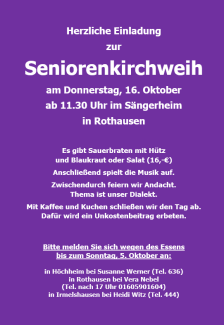 Seniorenkirmes 2025
