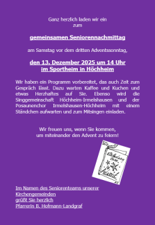 Seniorenadvent