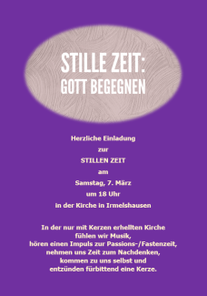 Stille Zeit 7.3.2026